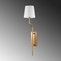 Opviq Lumora - 15333 Lámpara de Pared Dorado y Blanco